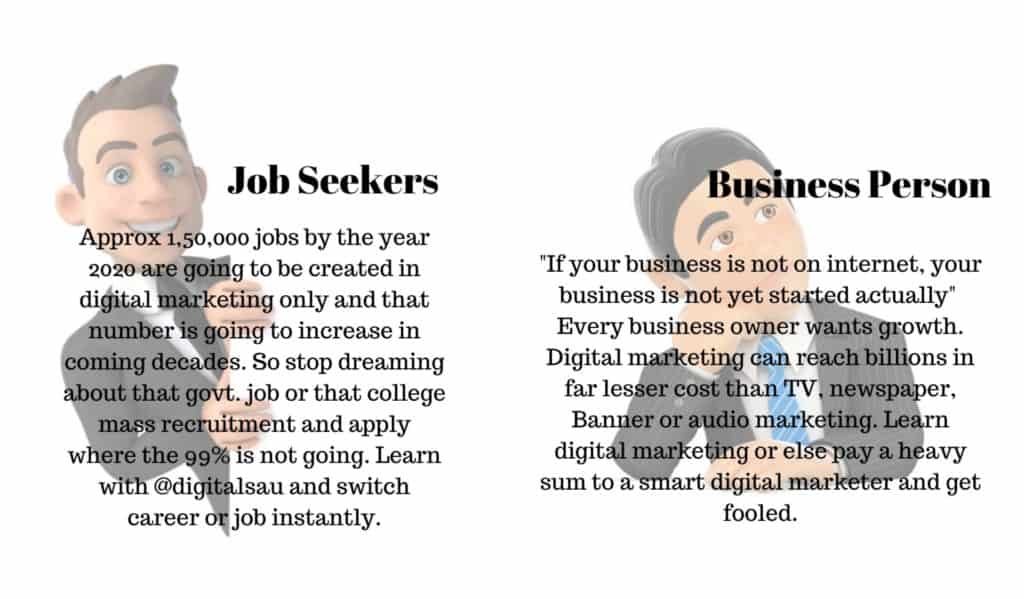Digital marketing course benefits for job eekers and business person